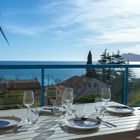 Blue Riviera - Terrace With Sea View, Pool, Modern, Spacious, Ac Cannes