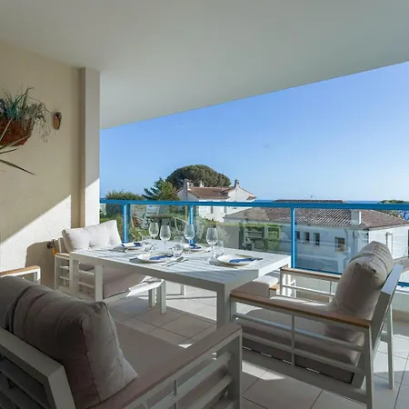 Blue Riviera - Terrace With Sea View, Pool, Modern, Spacious, Ac Apartamento *