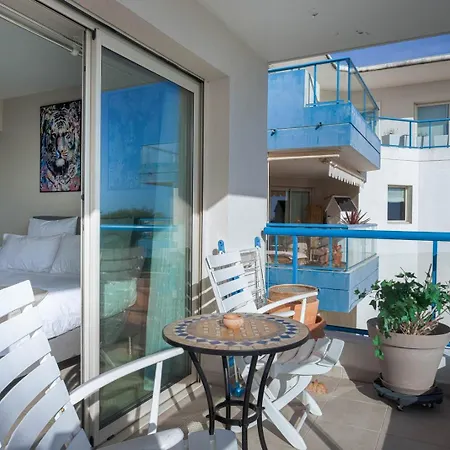 Blue Riviera - Terrace With Sea View, Pool, Modern, Spacious, Ac Apartamento Cannes