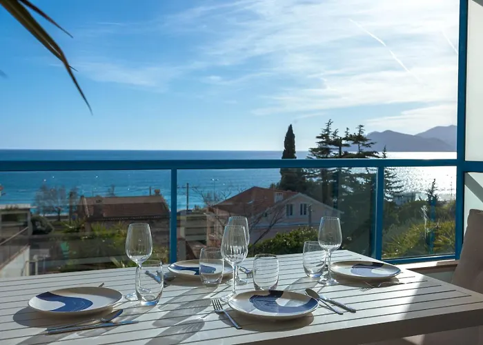Blue Riviera - Terrace With Sea View, Pool, Modern, Spacious, Ac Cannes